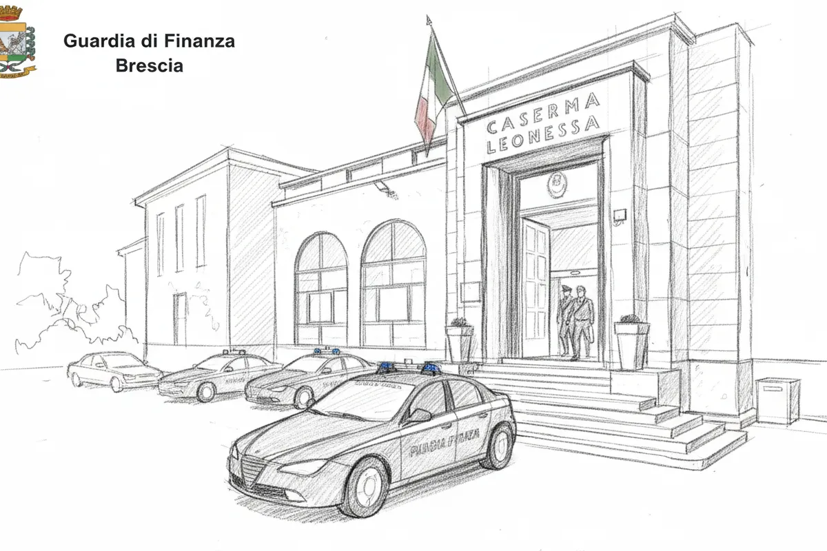 Illustrazione a corredo: Rottami spariti, fatture false e 6 milioni in fumo: due misure cautelari a Brescia