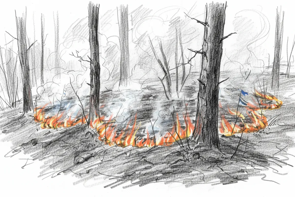 Illustrazione a corredo: Lago d'Iseo 15 centimetri sotto zero, alghe triplicate e allarme incendi: cosa sta succedendo