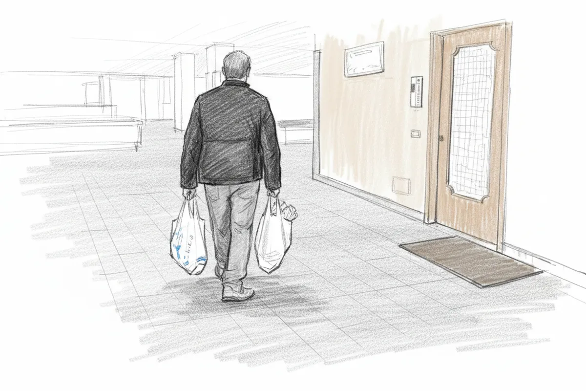 Illustrazione a corredo: Le telecamere in casa svelano tutto: operatore dei pasti arrestato, 85enne malata di Alzheimer abusata