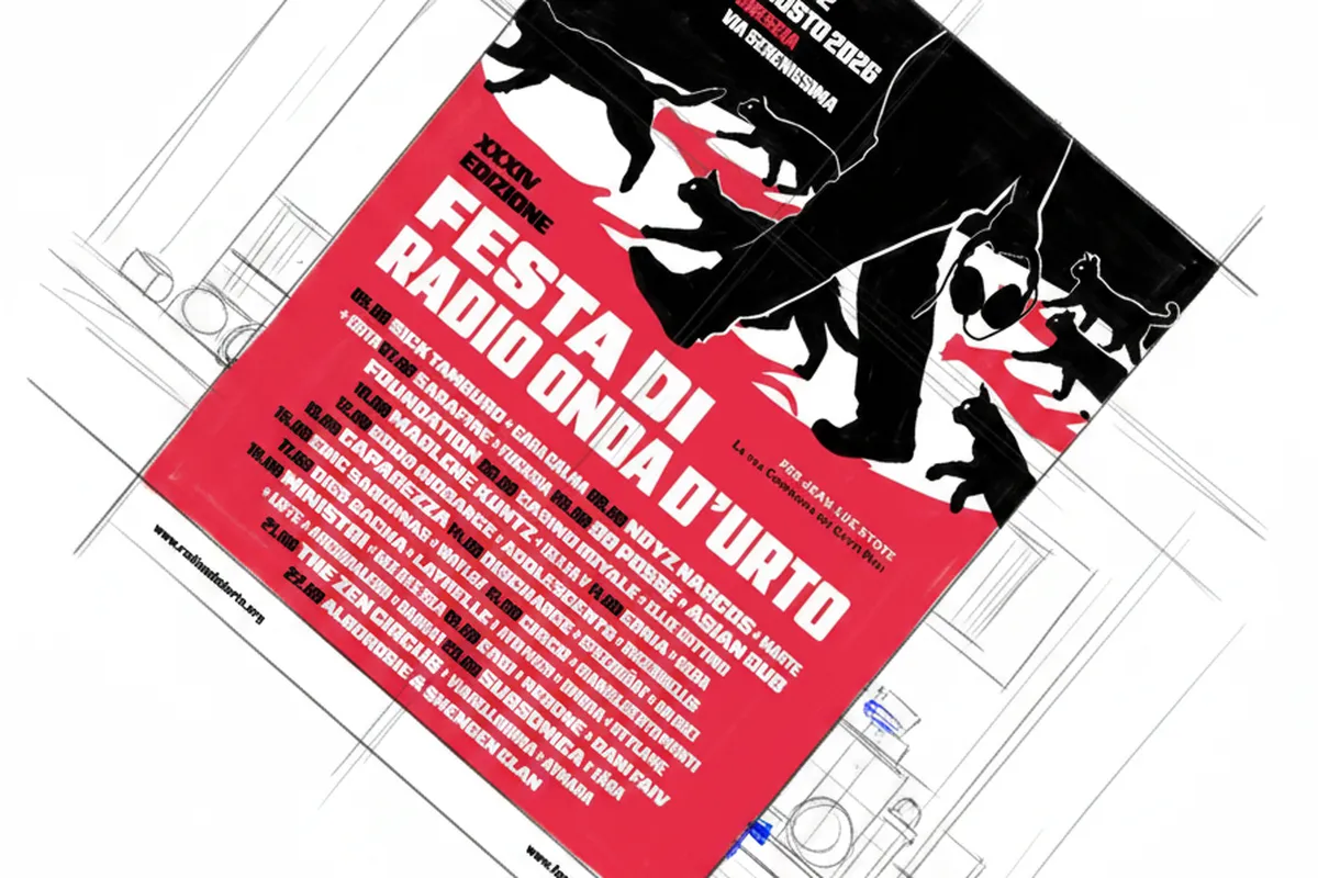 Illustrazione a corredo: Festa Onda d'Urto 2026: 18 serate, Caparezza e Subsonica, cosa sapere prima di entrare
