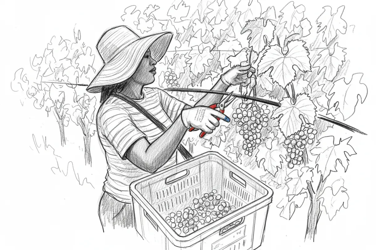 Illustrazione a corredo: Franciacorta, vendemmia a luglio: perché il vino cambia per sempre?