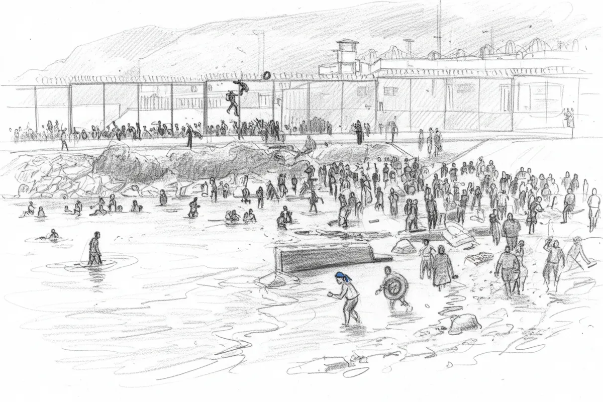 Illustrazione a corredo: Ceuta, tragedia migranti: almeno 57 morti, Madrid parla di 60mila arrivi