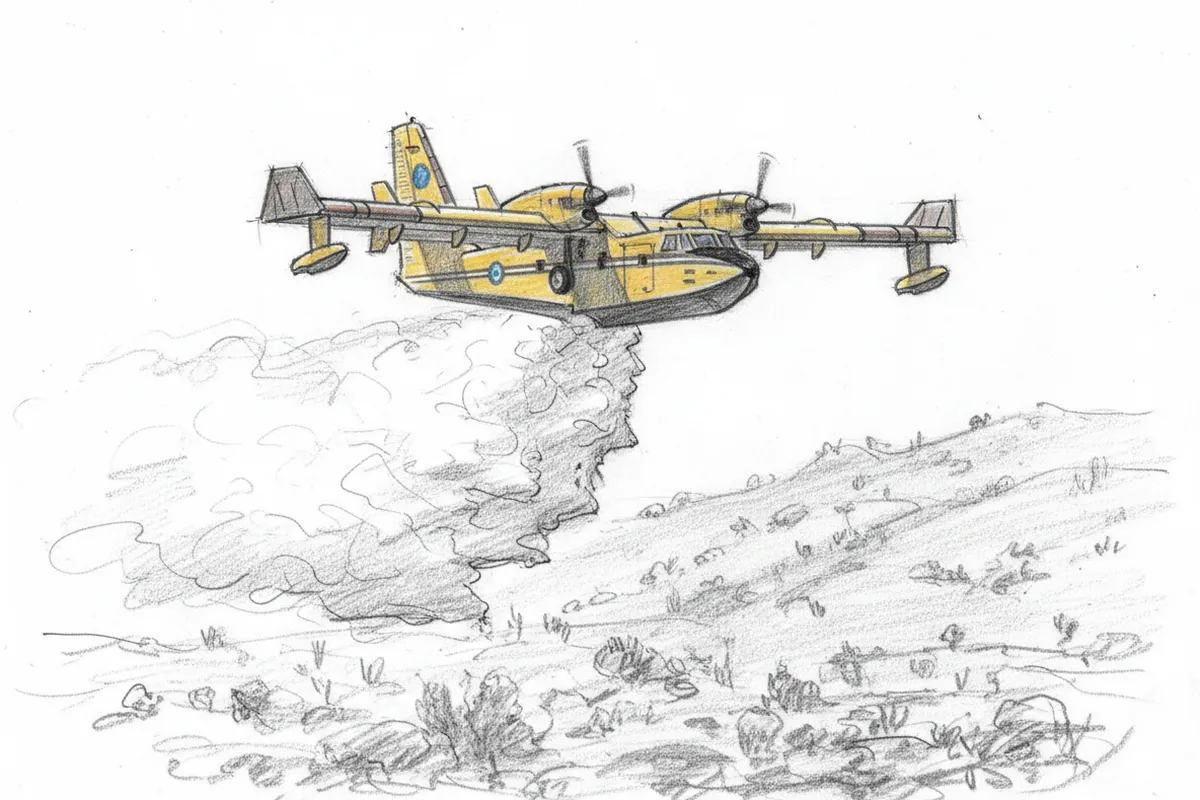 Illustrazione a corredo: Oltre 1070 grandi incendi boschivi in Italia in sette mesi