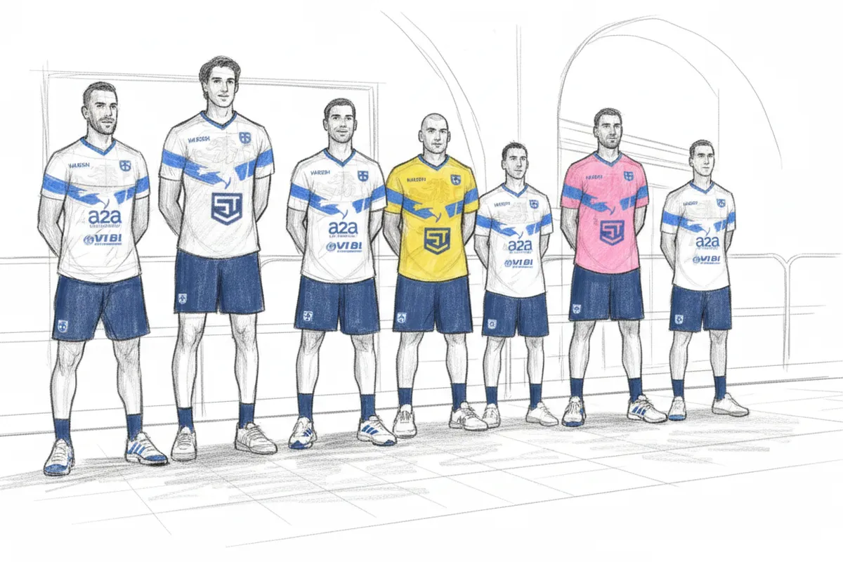 Illustrazione a corredo: La nuova maglia dell’Union Brescia e quella frase di Pasini su Cellino che fa discutere