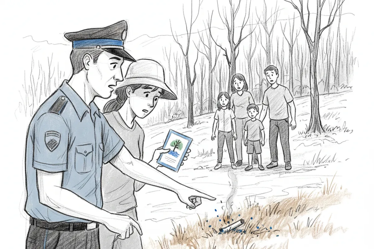 Illustrazione a corredo: La mossa apparentemente innocua che rischia di bruciare i boschi del Garda: l'allarme da Puegnago