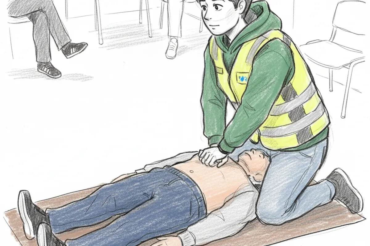 Illustrazione a corredo: Stava cenando col figlio: il gesto che ha salvato la vita al vicino di casa