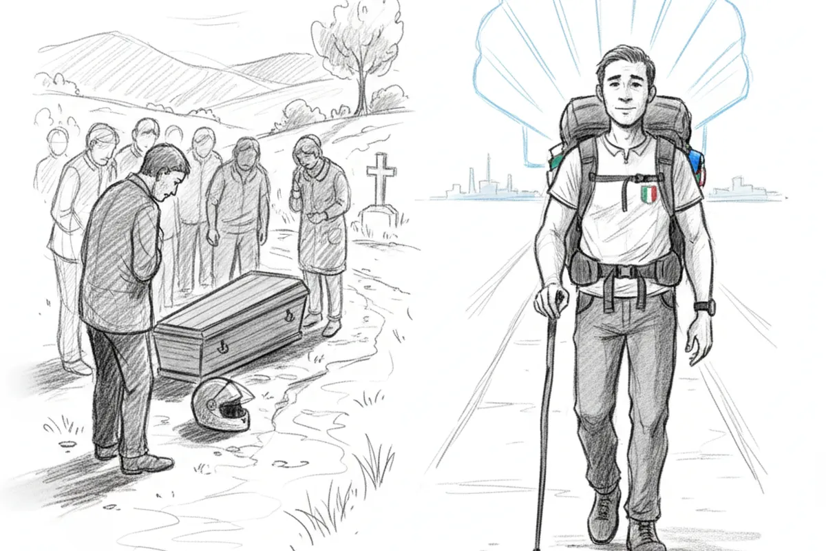 Illustrazione a corredo: Ghedi piange un figlio e ne celebra un altro: la storia che nessuno si aspettava