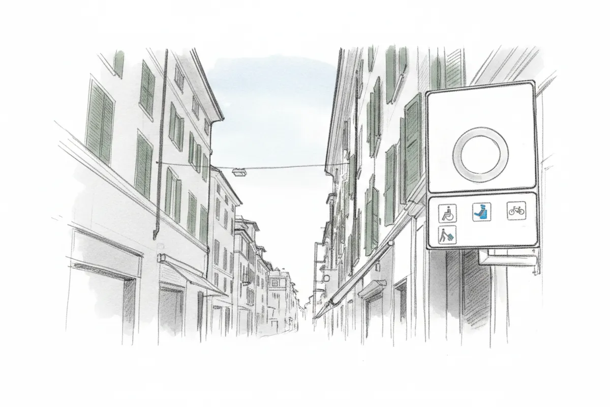Illustrazione a corredo: Da ottobre cambia il centro di Brescia: due vie diventano Ztl e altri varchi resteranno accesi h24