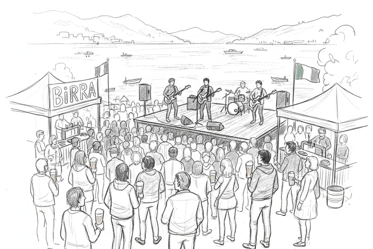 Illustrazione a corredo: BeerLago, quattro giorni di musica e birra artigianale sul lago a Monte Isola