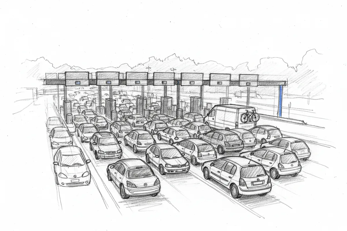 Illustrazione a corredo: Il sistema Free Flow porta le autostrade senza caselli in Italia