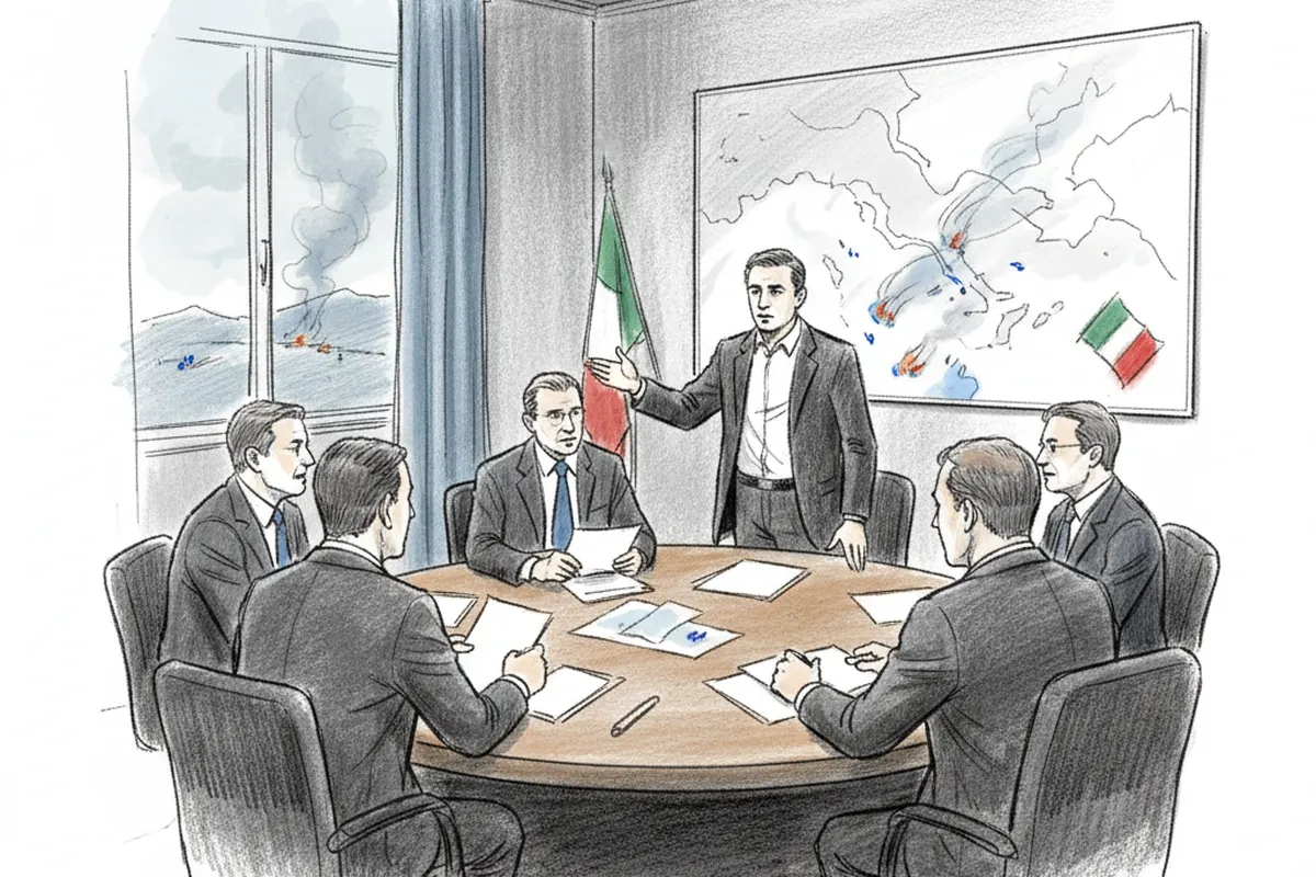Illustrazione a corredo: In Attica occidentale migliorano i fronti del fuoco ma resta l’allerta