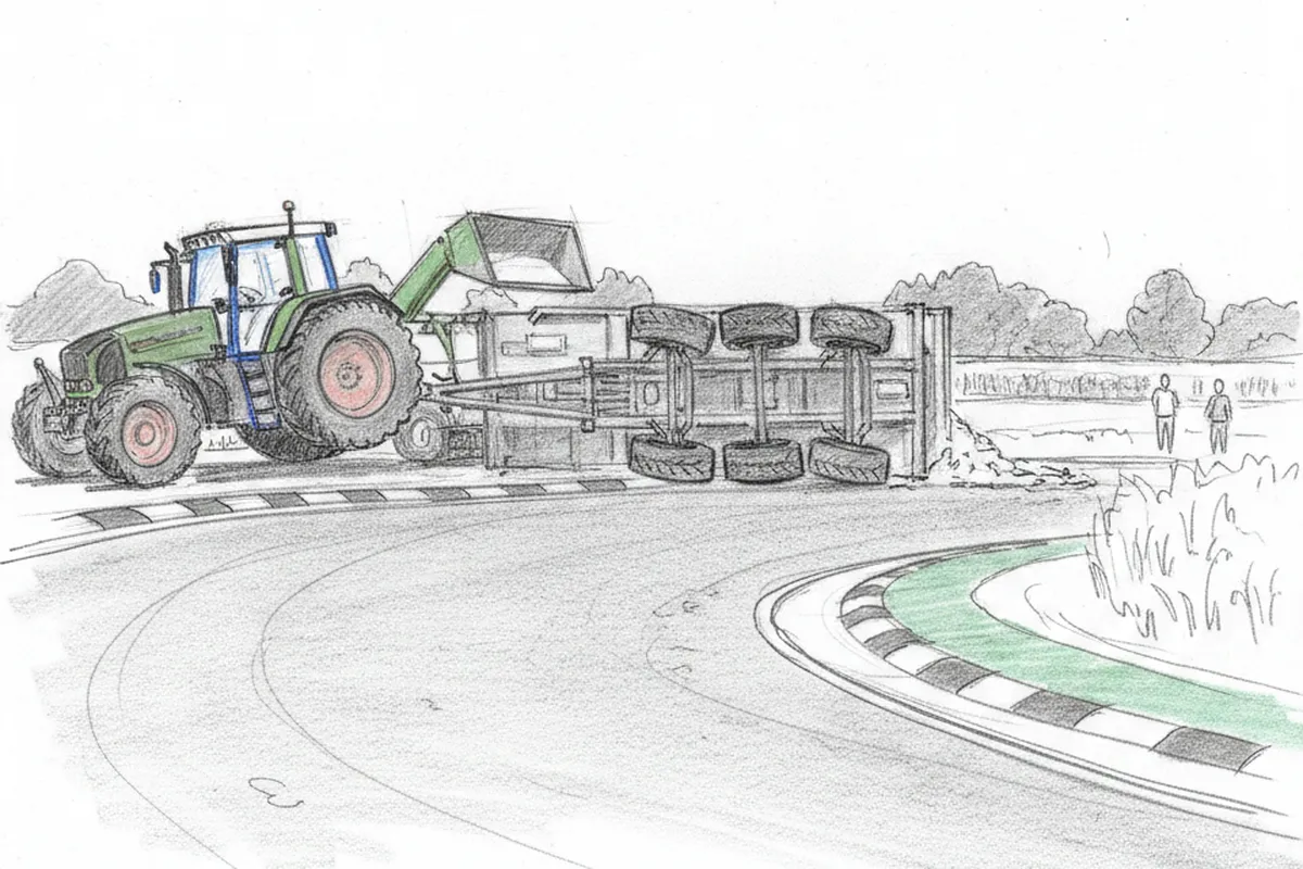 Illustrazione a corredo: Camion ribaltato sulla strada della Bassa: code tra Orzivecchi e Pompiano