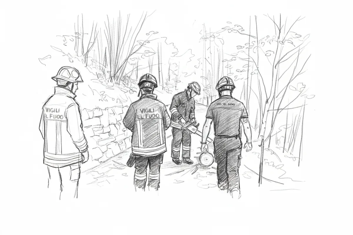 Illustrazione a corredo: Un’ora per liberare la ciclabile: albero cade sulla ciclovia dell’Oglio