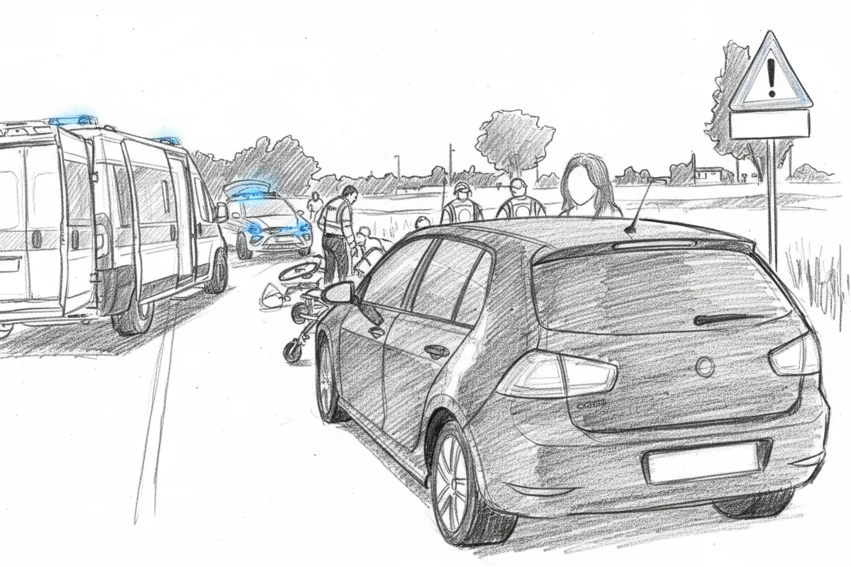 Illustrazione a corredo: Investita in bici, Michela muore dopo 13 giorni e dona gli organi