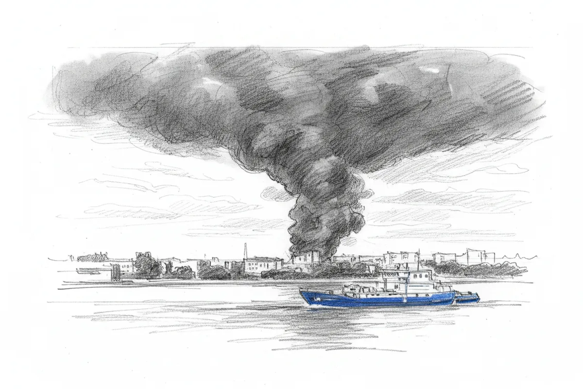 Illustrazione a corredo: Ucraina, attacco con droni contro una grande raffineria russa: Mosca riferisce due morti