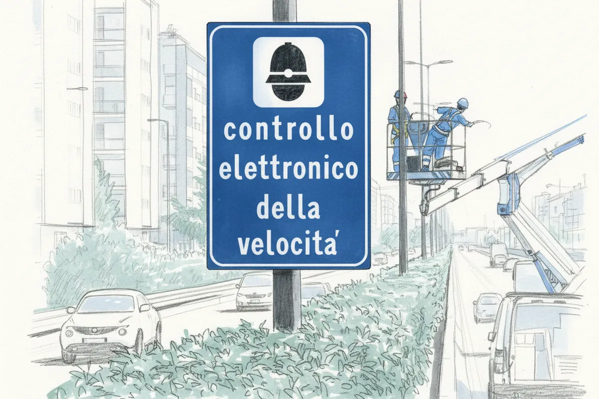 Illustrazione a corredo: Brescia è la seconda città in Lombardia per multe da autovelox: quanto ha incassato nel 2025?