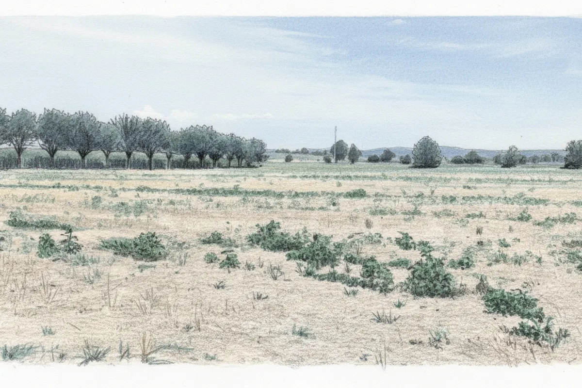 Illustrazione a corredo: Brescia a secco: perché gli agricoltori rinunciano ai raccolti e i prezzi schizzeranno