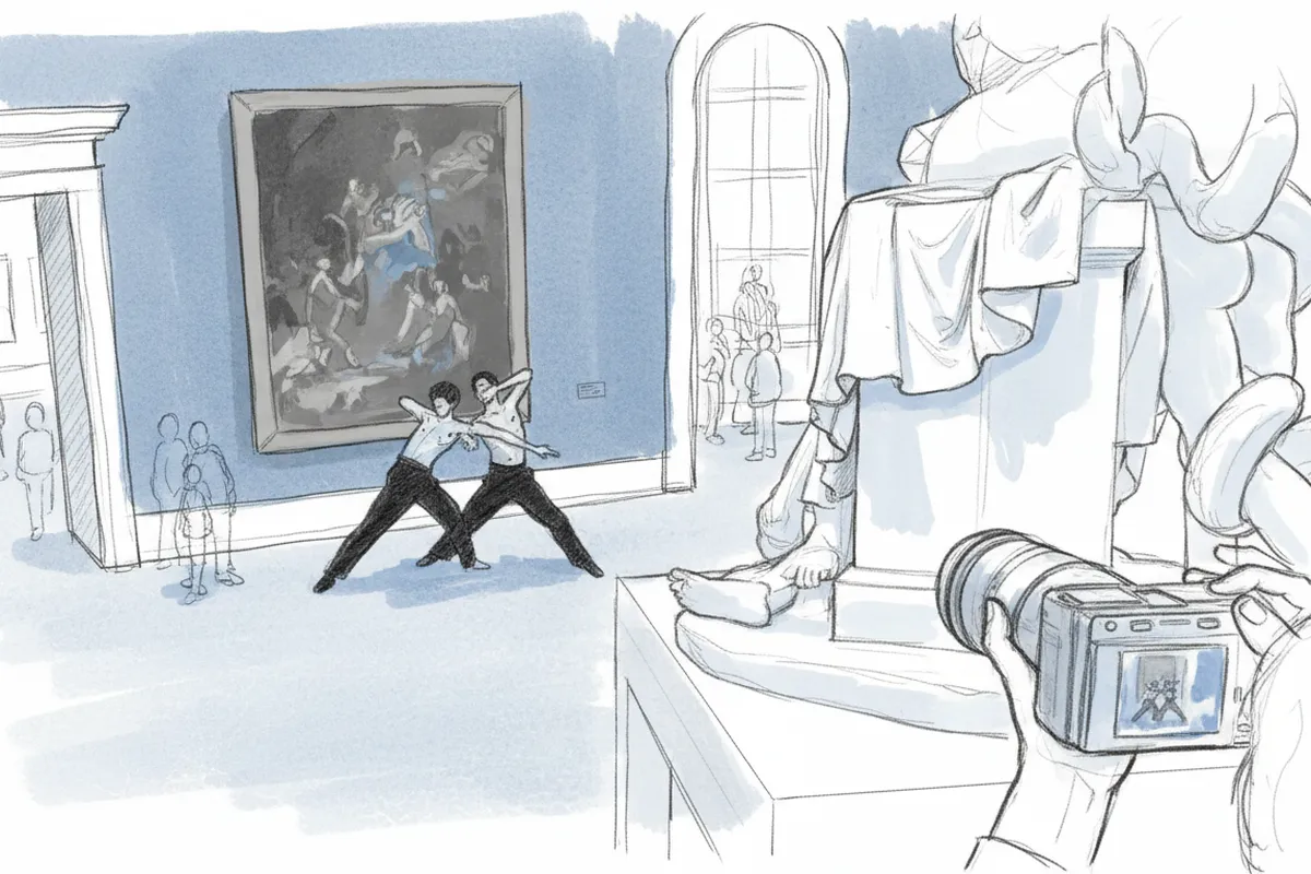 Illustrazione a corredo: 25 minuti di danza immersiva in Pinacoteca: i musei di Brescia non saranno più gli stessi