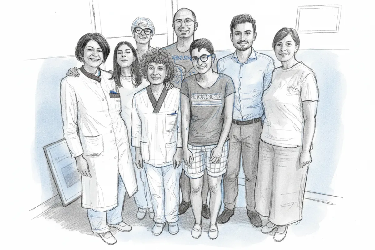 Illustrazione a corredo: Non sentivano la voce delle loro bambine: così marito e moglie sono entrati in sala operatoria insieme
