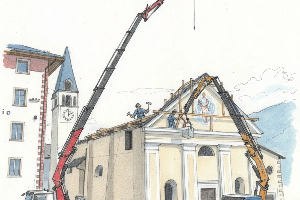 Illustrazione a corredo: Fraviano, incendio nella notte: danni per 3 milioni, al via i lavori di messa in sicurezza