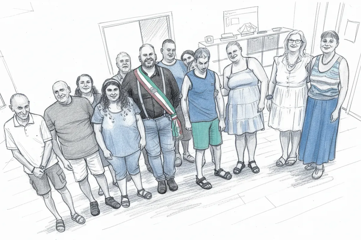 Illustrazione a corredo: Dietro le quinte della cena più speciale di Castelnuovo del Garda: chi c'è davvero ai fornelli di via Montini?