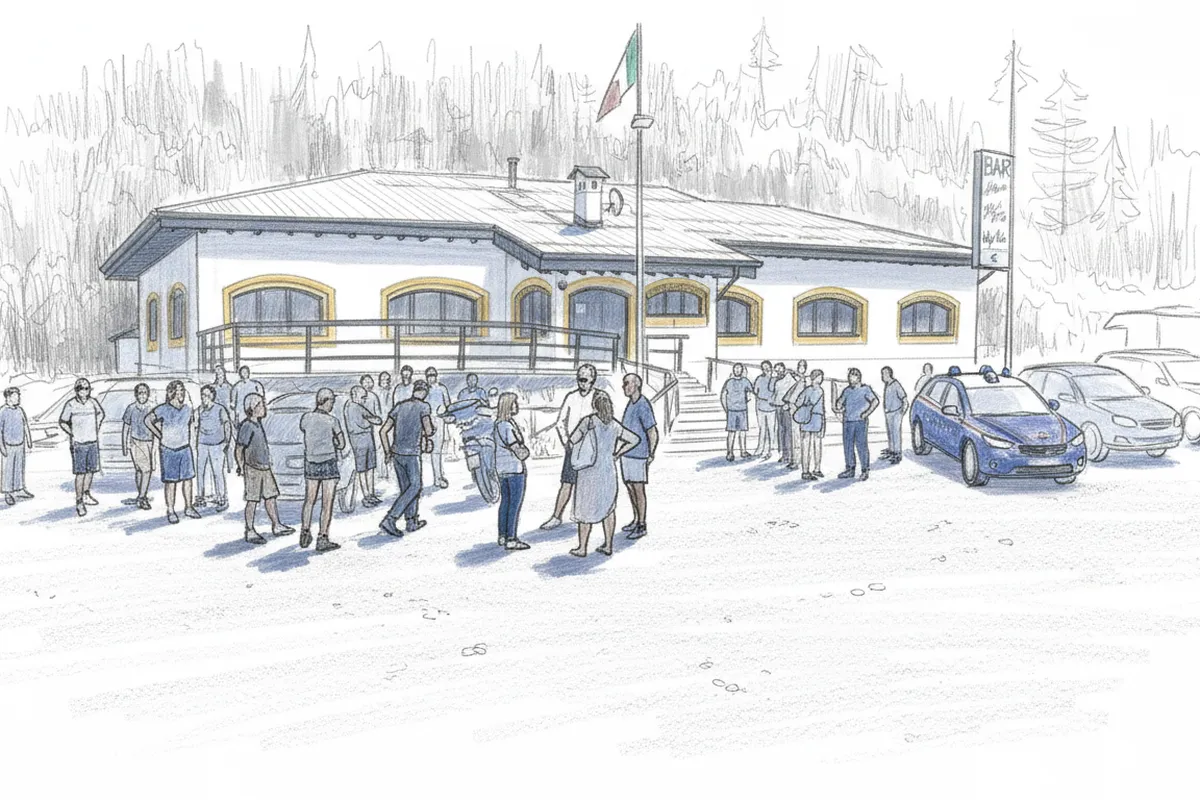 Illustrazione a corredo: Frana di Sonvico, la Val Palot è deserta in piena estate: il gesto dei residenti