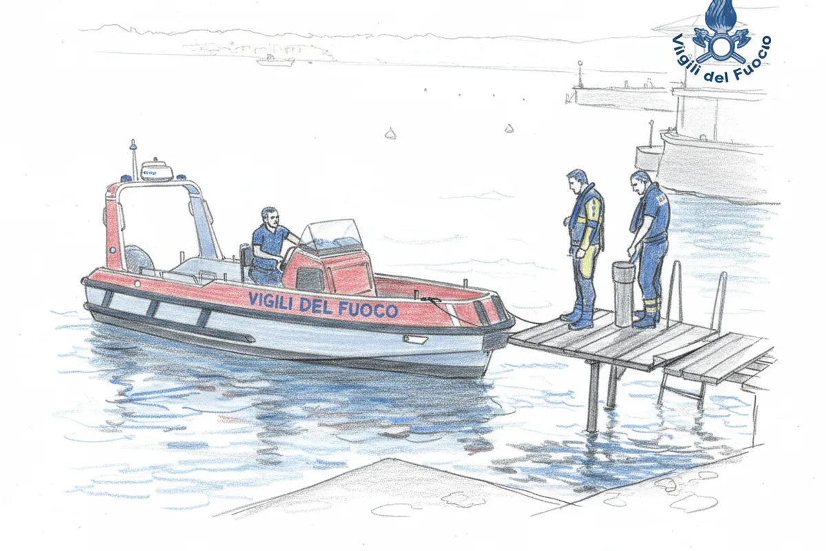 Illustrazione a corredo: Si tuffa nel Garda per salvare un bambino: di lui nessuna traccia