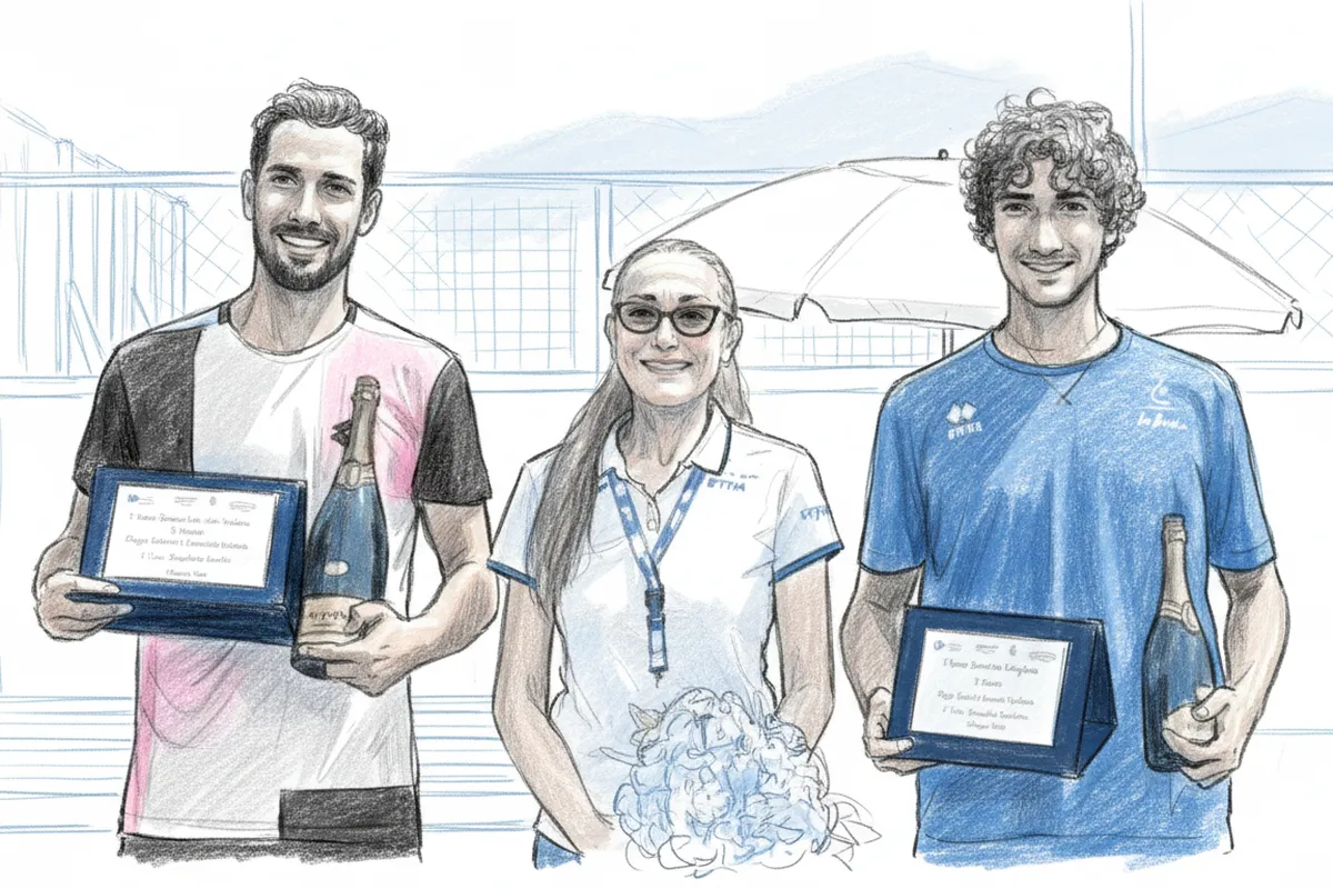 Illustrazione a corredo: Tensione sul campo e un secondo set a senso unico: chi ha vinto la finale del torneo di Salò?