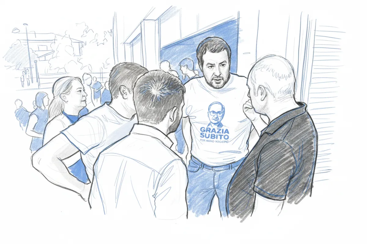 Illustrazione a corredo: Salvini show ad Adro, la proposta bomba sulla Corda Molle: via il pedaggio per migliaia di bresciani, ma c'è un patto