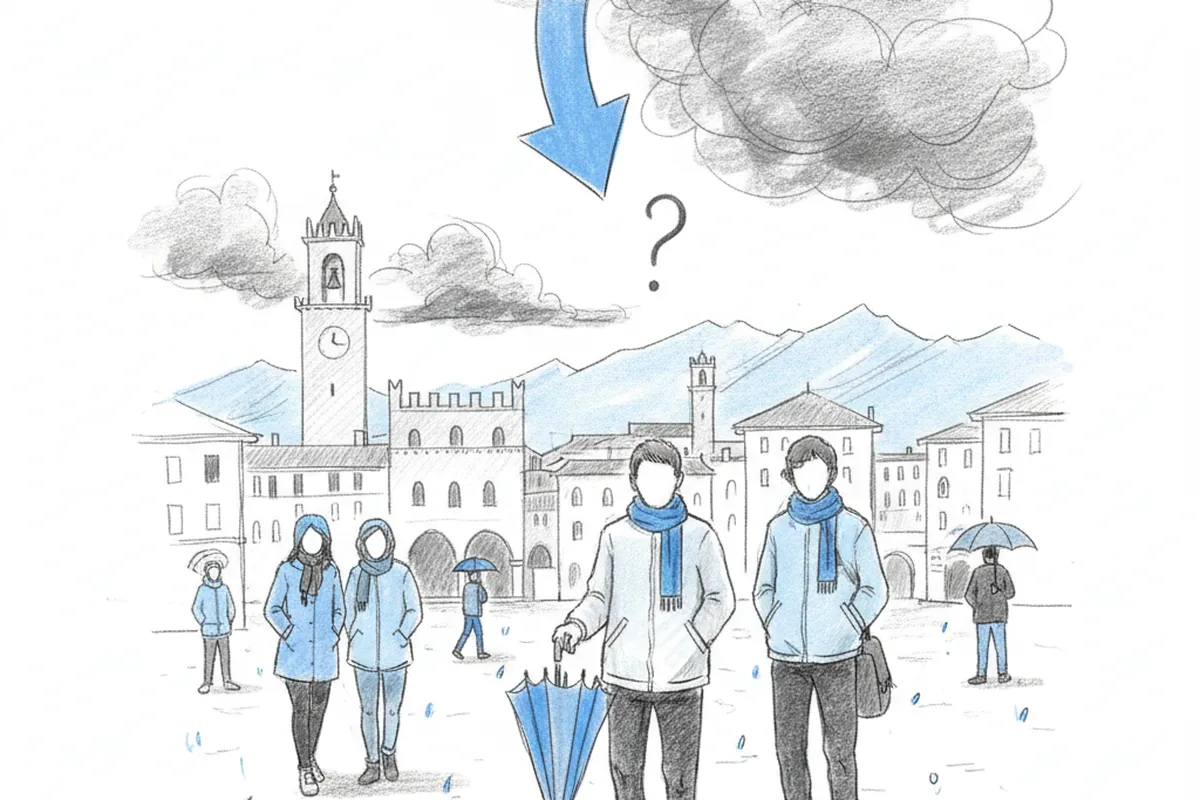 Illustrazione a corredo: Meteo Brescia, martedì 21 luglio temperature giù di 10 gradi: la tregua durerà?