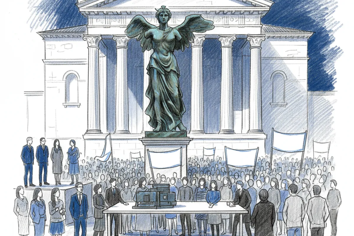 Illustrazione a corredo: 200 anni fa riemergeva dalla terra: la festa che ha salutato la Vittoria Alata con oltre 4mila visitatori