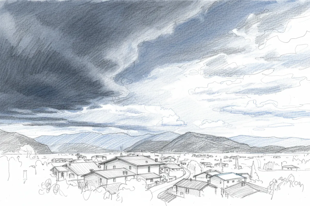 Illustrazione a corredo: La Bassa non ha tregua: grandine e vento colpiscono ancora oggi