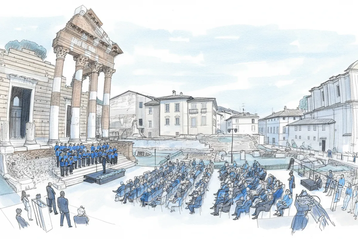 Illustrazione a corredo: 15 milioni per il Teatro romano: Chipperfield lo trasformerà, ma il colpo di scena è arrivato alla festa sbagliata
