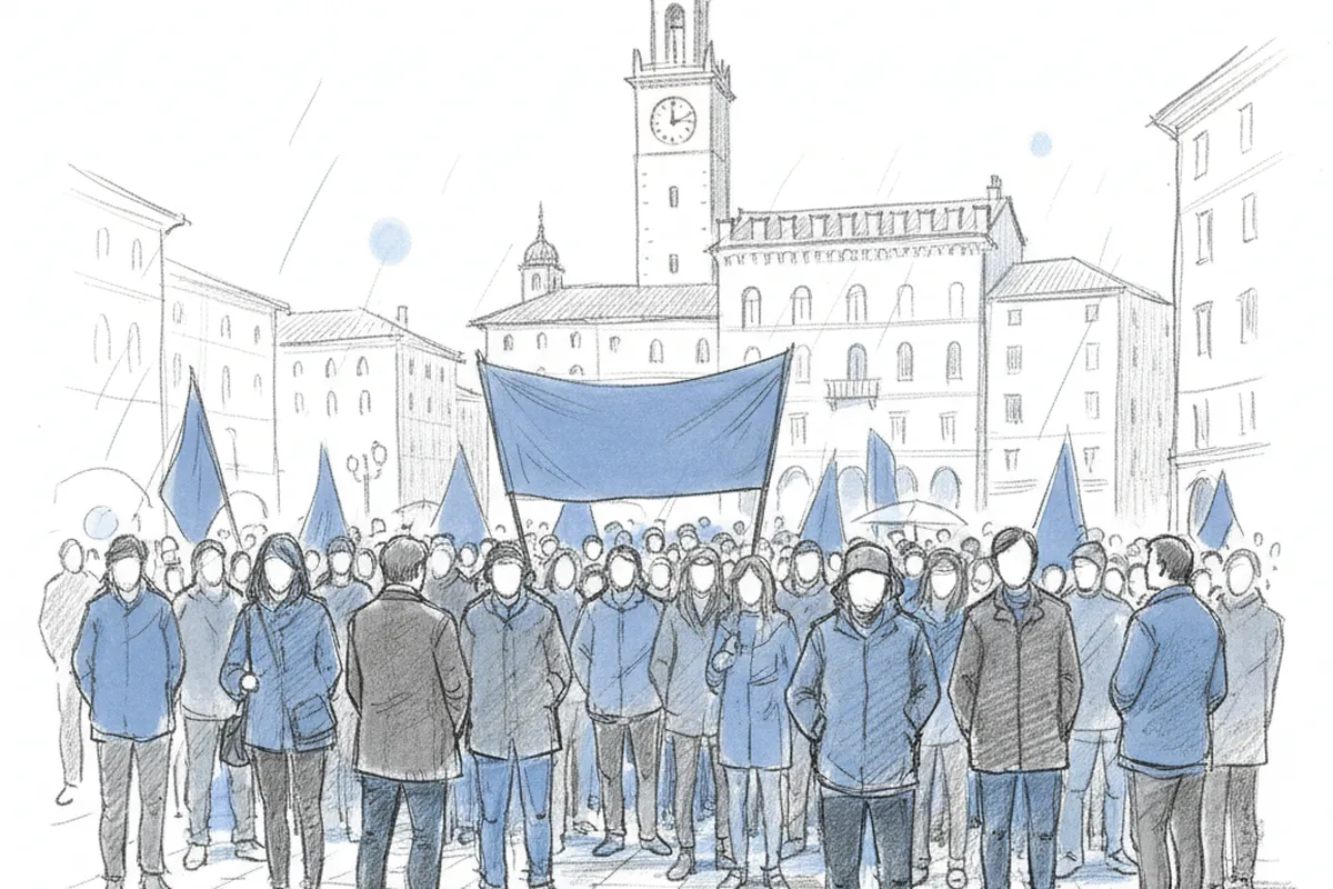 Illustrazione a corredo: Chi era Abderrahim Fakir? A Brescia stasera piazza Rovetta si riempie per lui