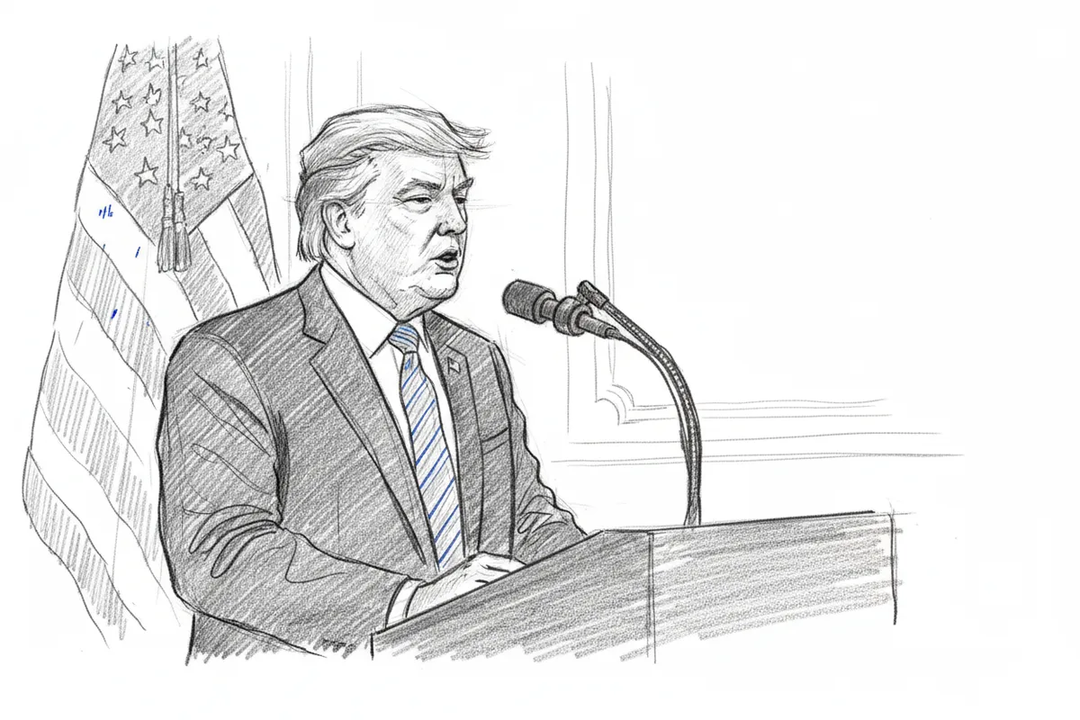 Illustrazione a corredo: Trump minaccia il sito nucleare iraniano di Pickaxe, Teheran: sarà guerra totale