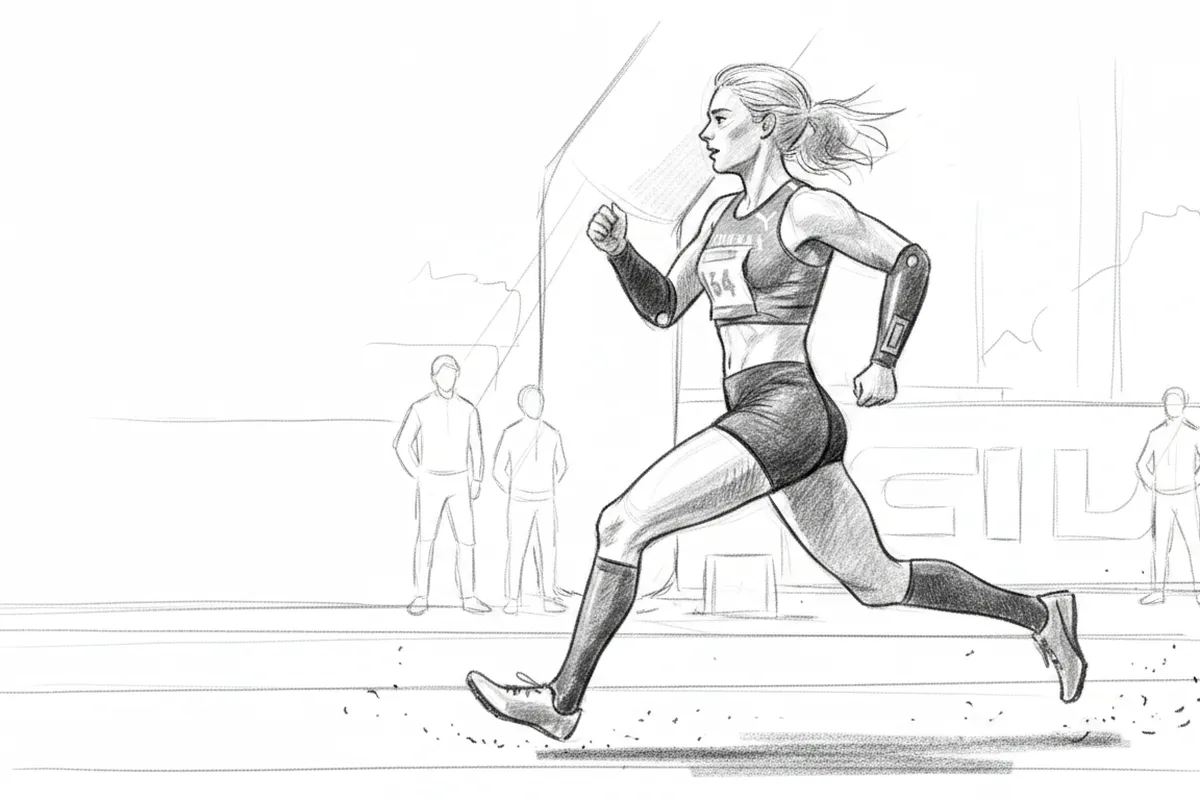 Illustrazione a corredo: Bebe Vio cambia sport: ecco dove e quando debutterà in pista nei 100 metri