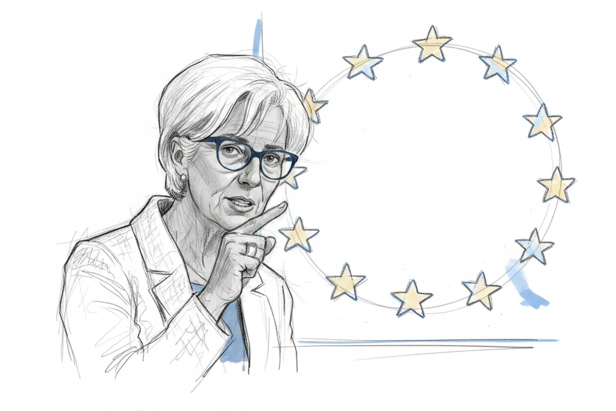 Illustrazione a corredo: Bce lascia i tassi fermi, ma l'incertezza economica cresce