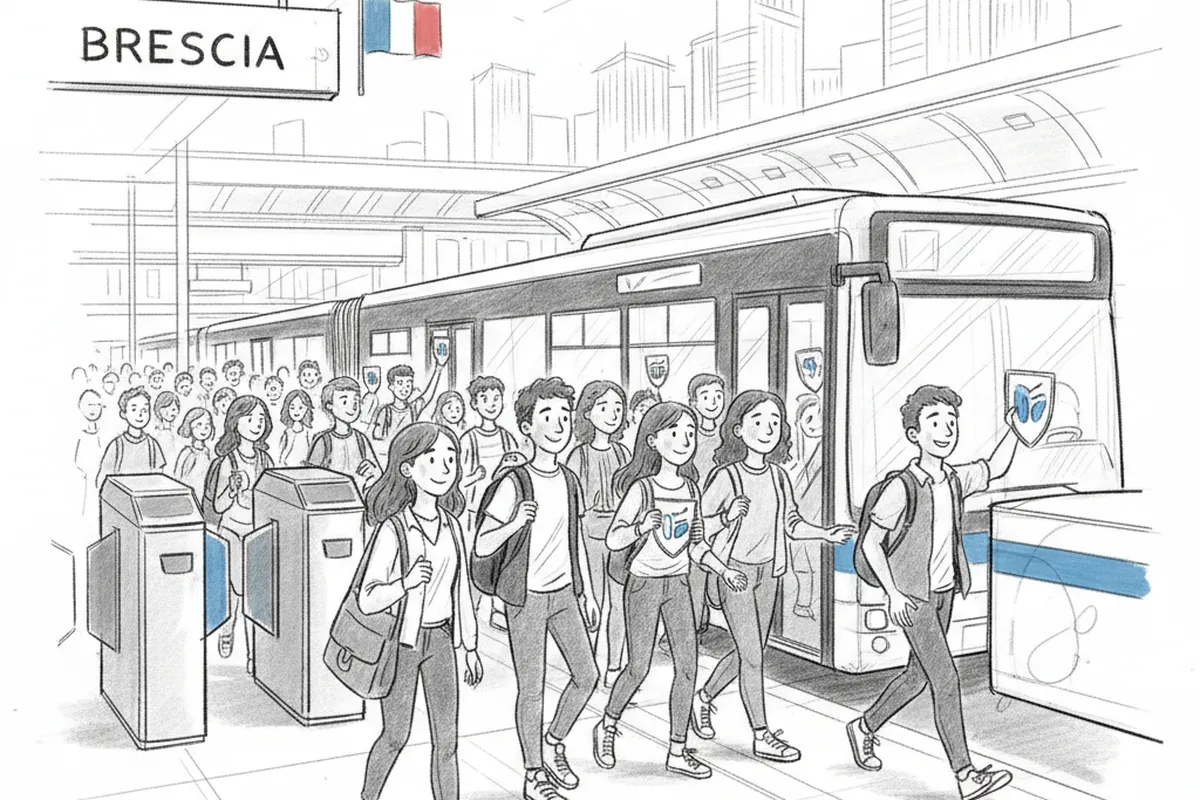 Illustrazione a corredo: Una rivoluzione a Brescia: autobus e metro diventano gratis per un anno intero. Ecco chi può esultare!