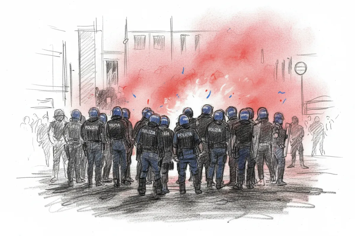 Illustrazione a corredo: Scontri a Bologna dopo la morte di Fakir, Tajani attacca: politica divisa