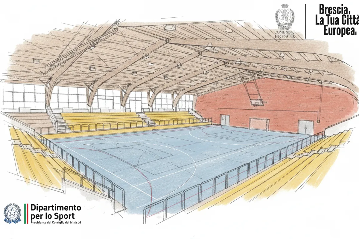 Illustrazione a corredo: 1,5 milioni di euro e un cantiere già partito: cosa sta succedendo dentro la palestra Azzurri d'Italia?