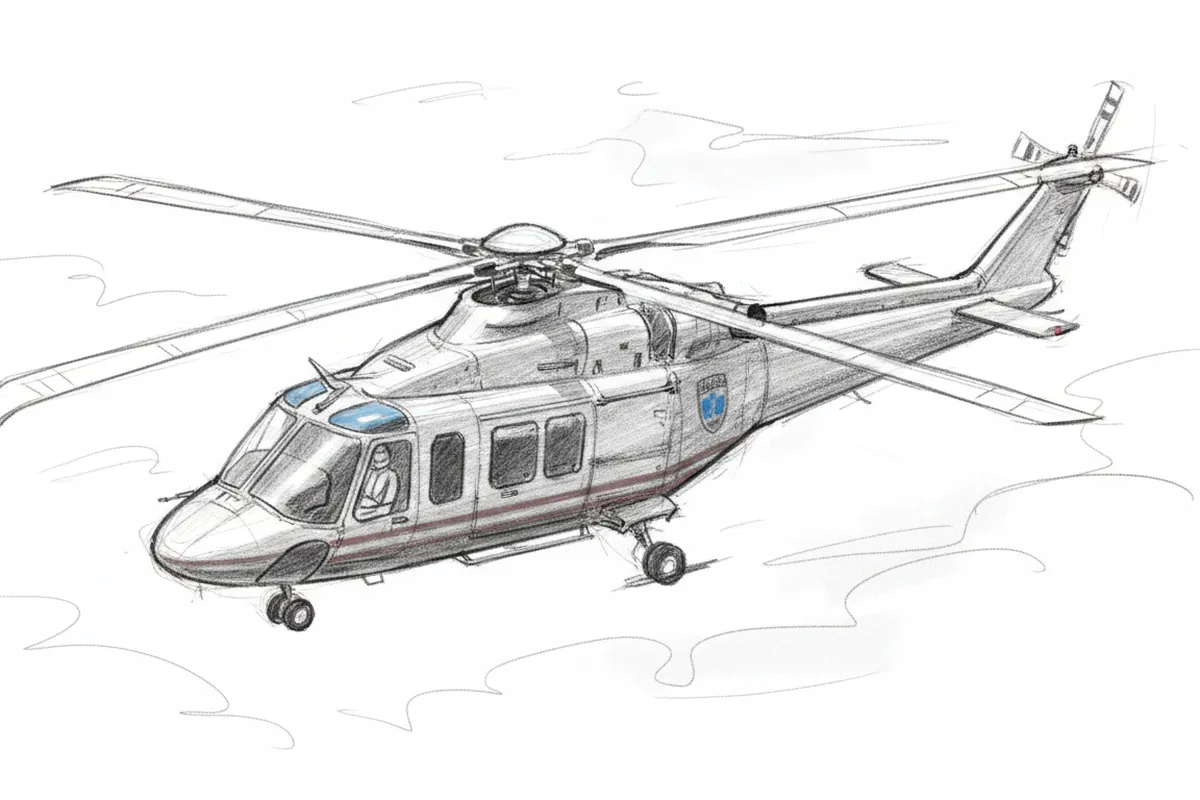 Illustrazione a corredo: Auto e moto si scontrano a Ponte di Legno, l'elicottero da Sondrio atterra sulla strada: chi è stato soccorso