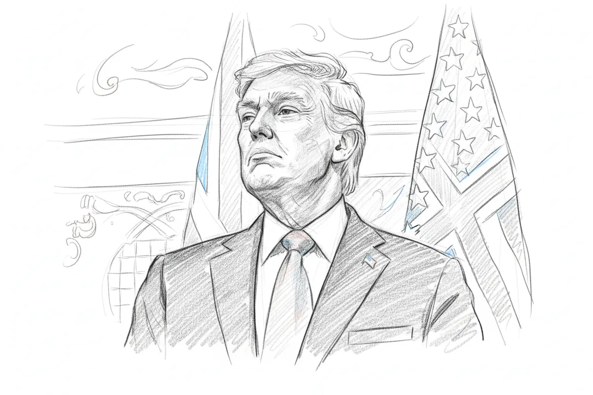 Illustrazione a corredo: Trump lega l'accordo nucleare con Riad all'adesione agli accordi di Abramo