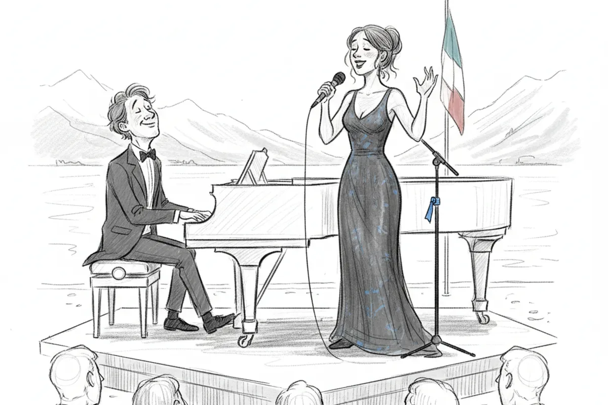 Illustrazione a corredo: Verdi e Puccini come non li avete mai sentiti: la sfida ironica di Gandolfo e Barrali a Marone