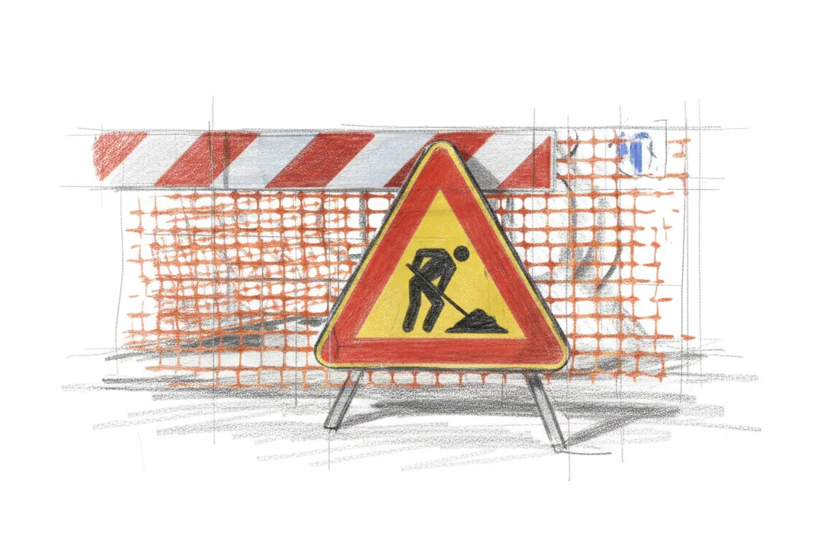 Illustrazione a corredo: Buca record a Nuvolento: oltre un anno di cantieri fantasma e la lite che blocca tutto