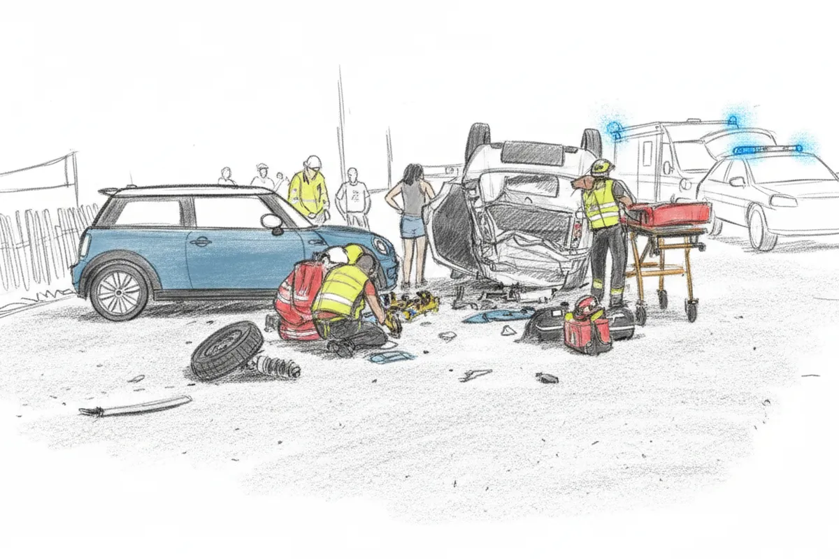 Illustrazione a corredo: Quattro auto distrutte nella notte a Borno: cosa è successo in via Salven
