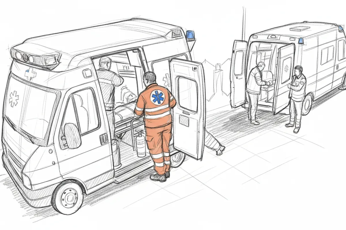 Illustrazione a corredo: Notte di paura a Borno: scontro frontale distrugge quattro auto, due feriti gravi