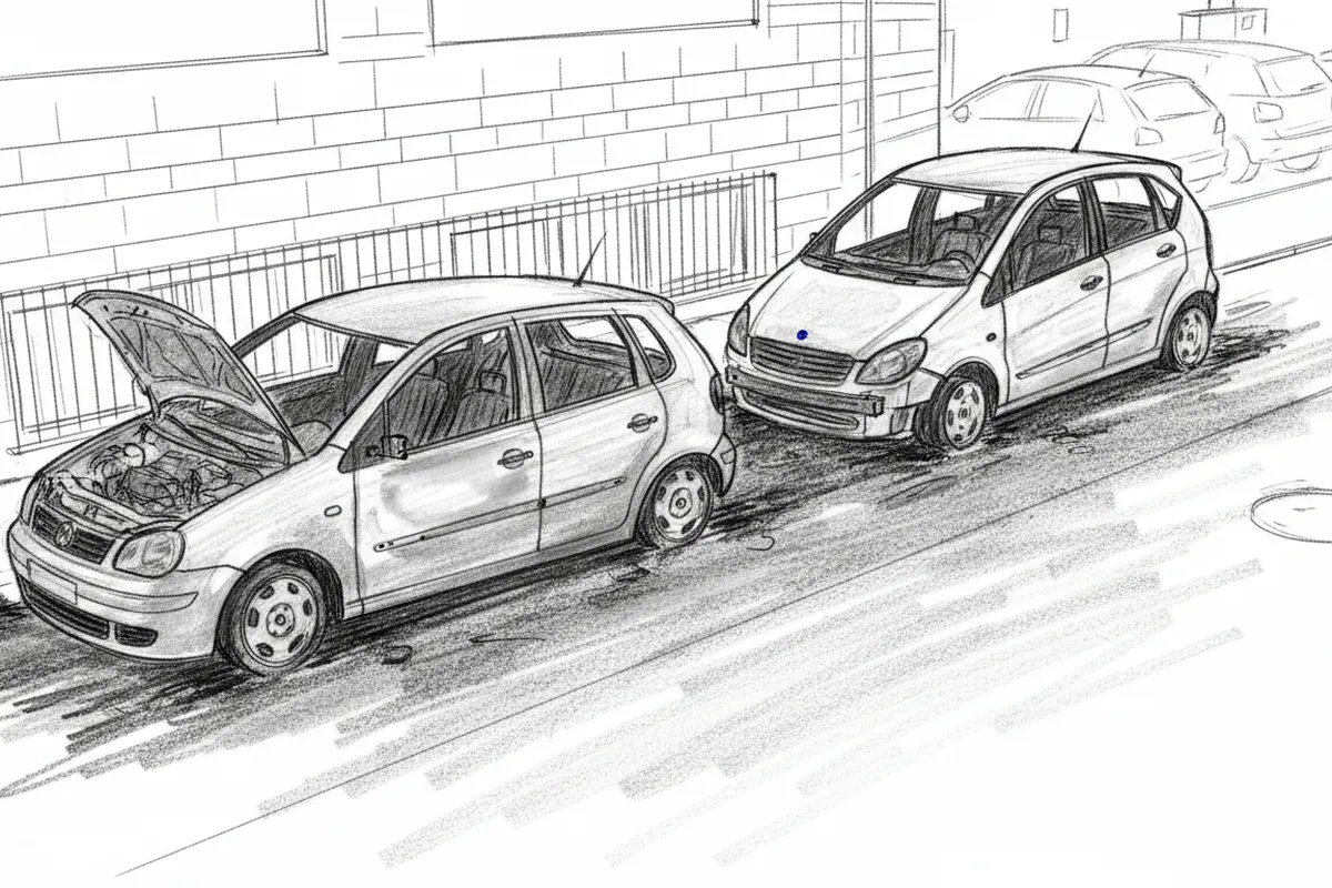 Illustrazione a corredo: Due auto divorate dalle fiamme nella notte, ma i motori sono intatti: cosa non torna in via Vicenza