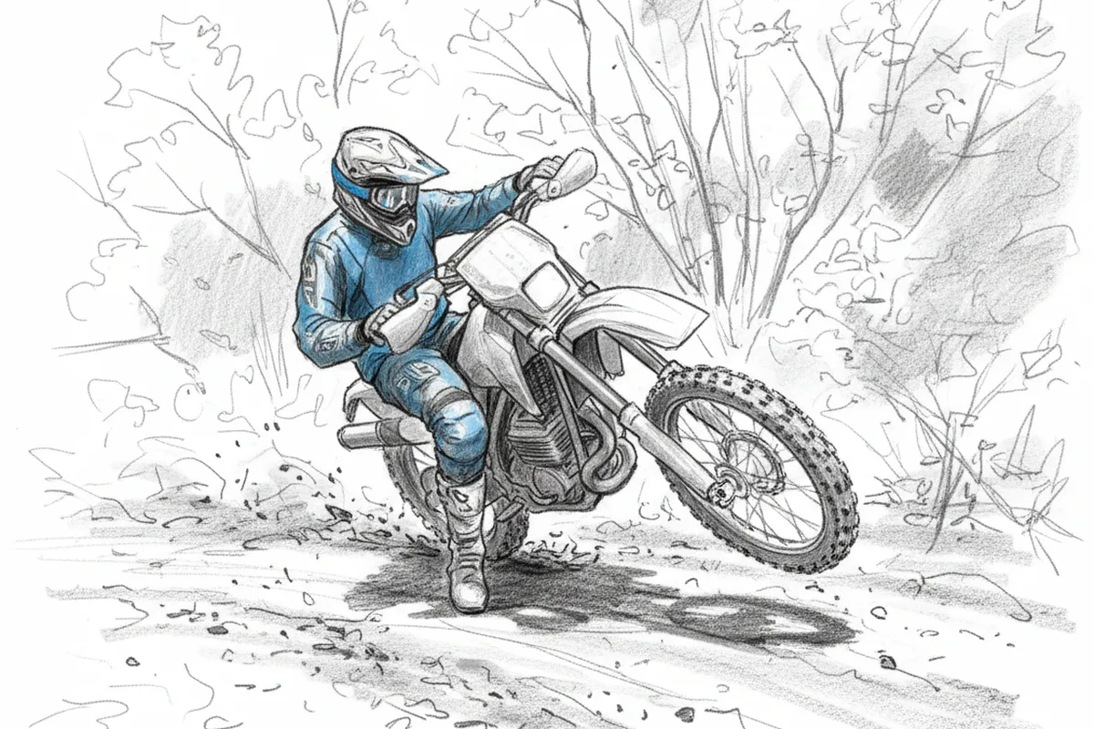 Illustrazione a corredo: Chi è il pilota che ha sbaragliato la concorrenza conquistando il primo posto assoluto nell'enduro?