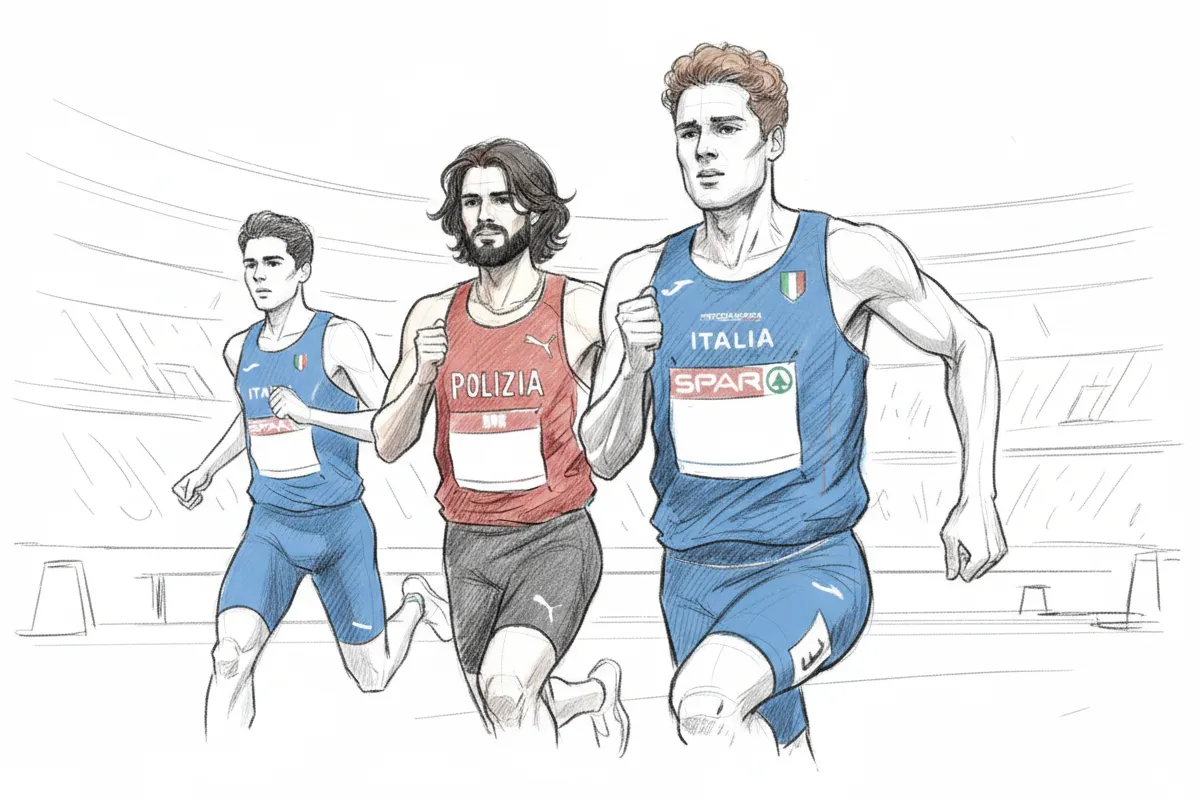 Illustrazione a corredo: Vince il titolo italiano e poi spiazza tutti in pista: la doppia impresa di Francesco Pernici