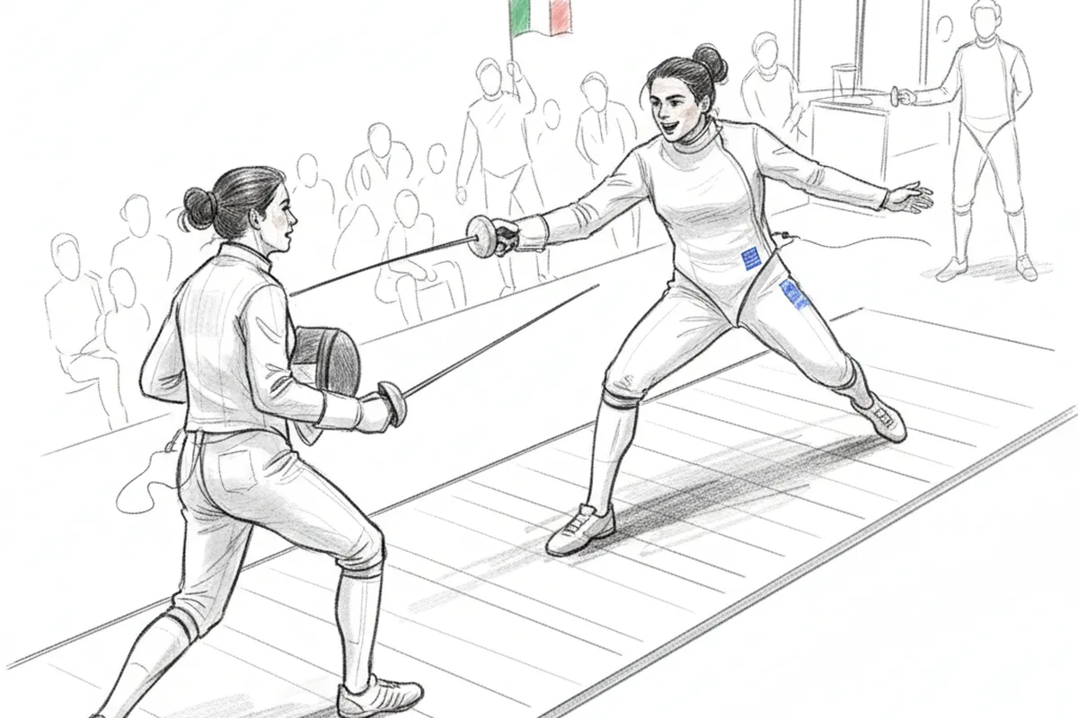 Illustrazione a corredo: Il fioretto azzurro scrive la storia a Hong Kong: ecco chi ha dominato la finale mondiale contro Arianna Errigo